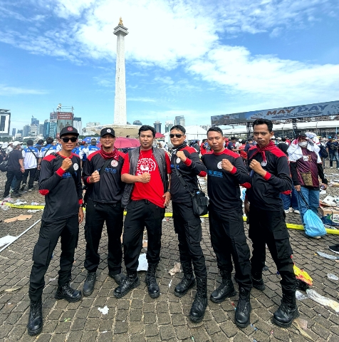 Garda Metal PUK SPAMK-FSPMI PT. NTRI Merapat Ke Monas Kawal May Day 1 Mei 2026