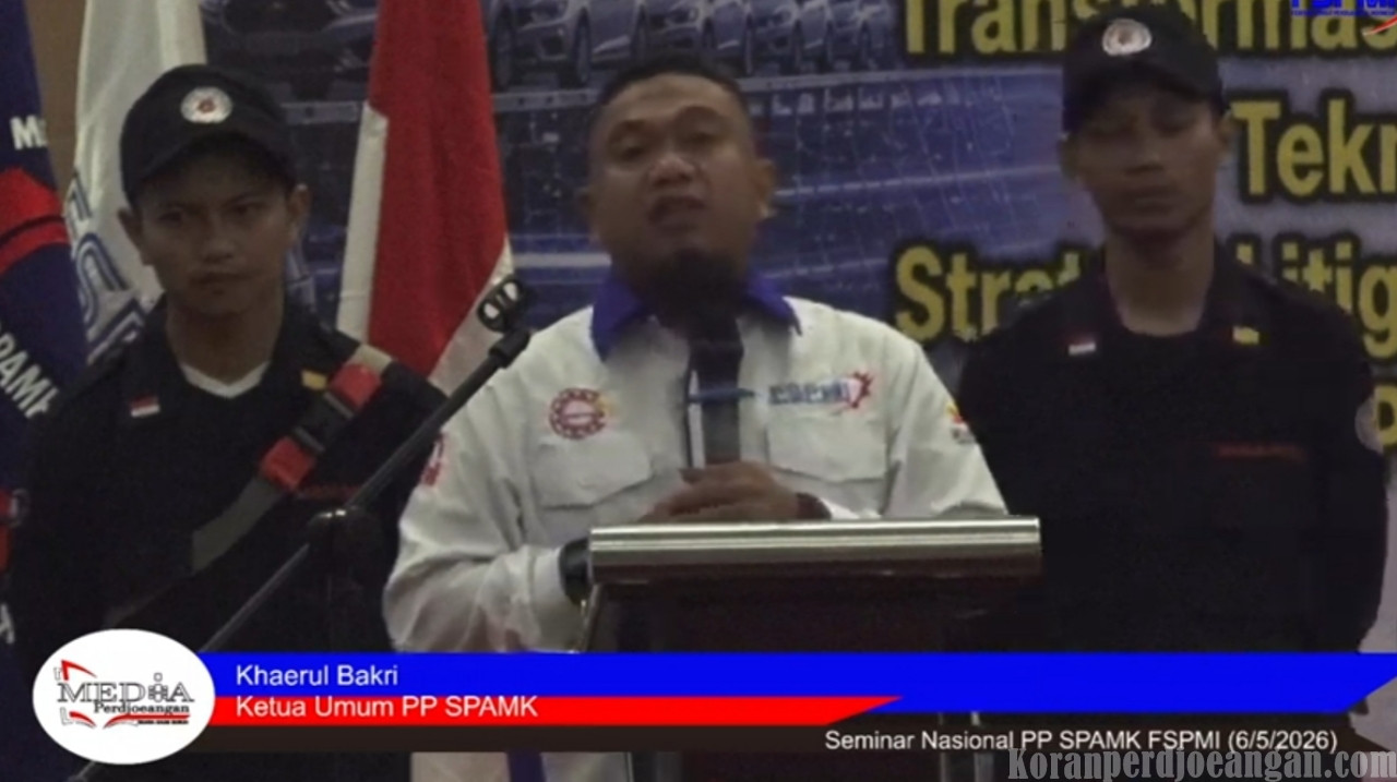 Di Tengah Gelombang Disrupsi Otomotif, SPAMK FSPMI Gelar Seminar Nasional