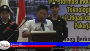 Presiden FSPMI Soroti Permenaker 7/2026 dan Lemahnya Satgas PHK di Seminar Nasional SPAMK
