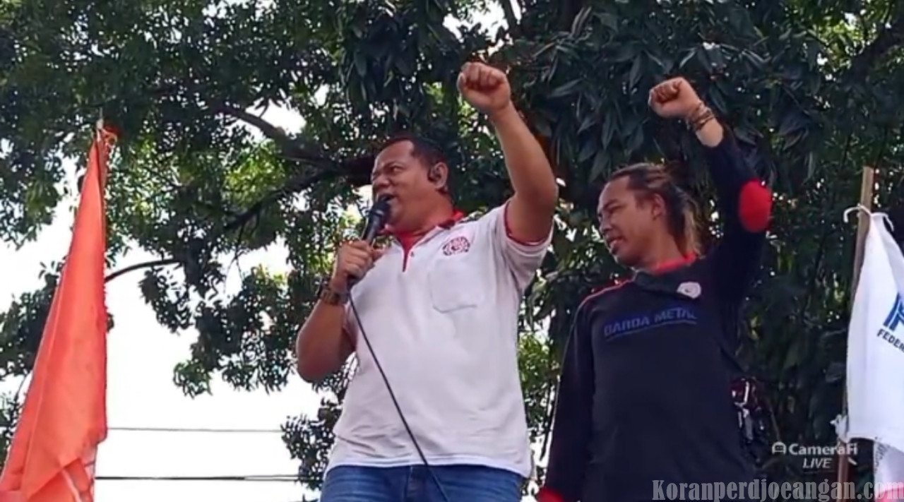 Wasekjen Bidang Aksi DPP FSPMI di PN Jakarta Timur: FSPMI Tidak Bisa Diatur-atur