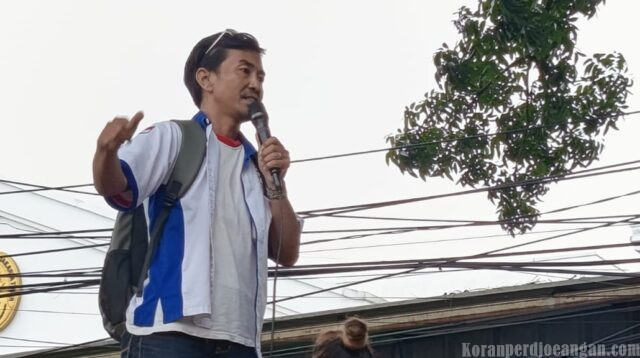 Sidang Masih Mandeg di Tahap Mediasi, Massa Buruh FSPMI Rapatkan Barisan