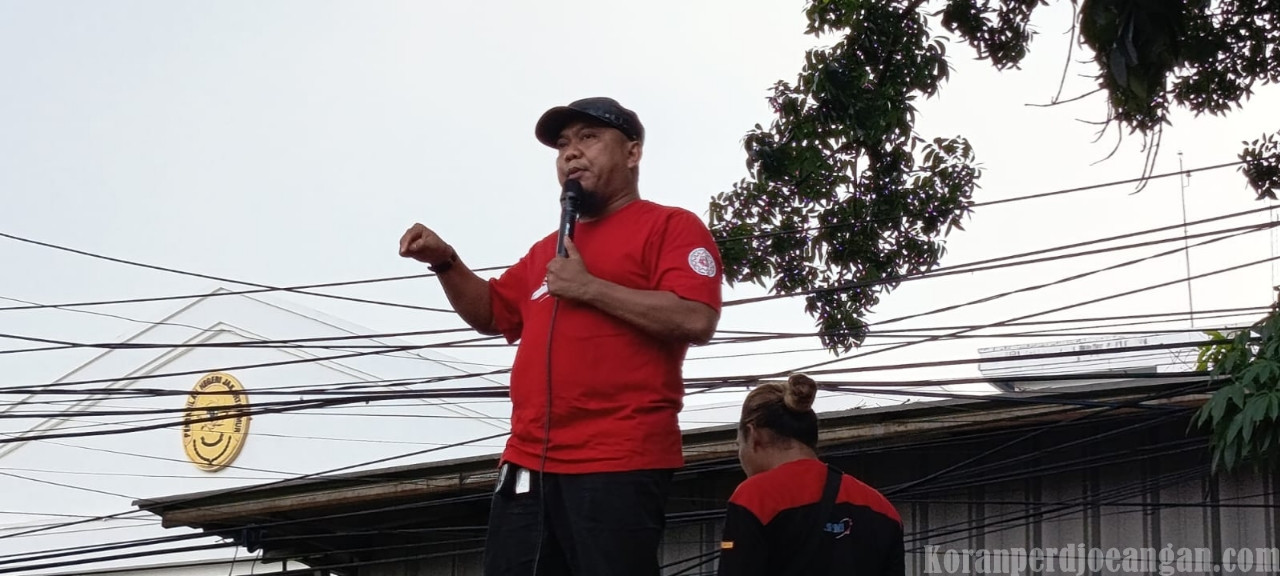 Orasi Tegas Ketum PP SPAMK FSPMI Kawal Objektivitas Perkara di PN Jakarta Timur