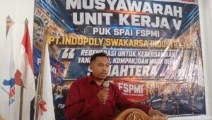 Usung Misi Regenerasi, Serikat FSPMI PT Indopoly Gelar MUSNIK V