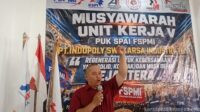 Regenerasi Jadi Kunci, Ketua Serikat FSPMI Indopoly: Berserikat Adalah Jalan Benar untuk Kesejahteraan