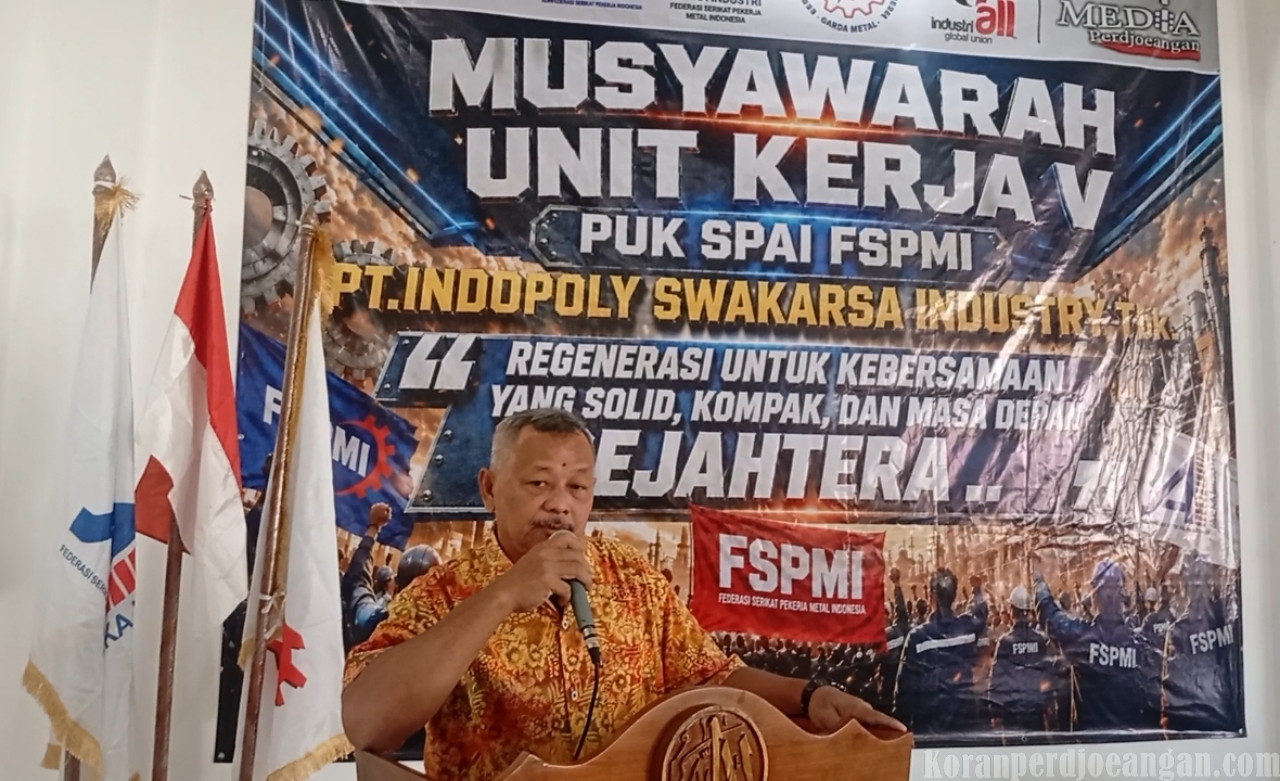 Regenerasi Tak Sekadar Pergantian: Ketua FSPMI Purwakarta Tekankan Keseimbangan Keberanian dan Kebijakan