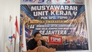 Pangkorda Garda Metal FSPMI Purwakarta, Erik Santoso Ingatkan Soliditas dan Larangan Sombong