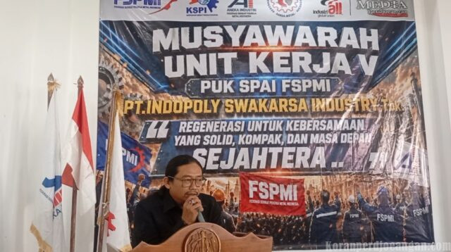 Pangkorda Garda Metal FSPMI Purwakarta, Erik Santoso Ingatkan Soliditas dan Larangan Sombong