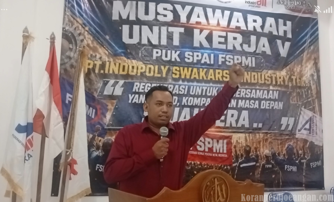 Yogi Zulharyanto Sah Terpilih Sebagai Ketua Serikat FSPMI PT Indopoly Swakarsa Industry Tbk Periode 2026-2029