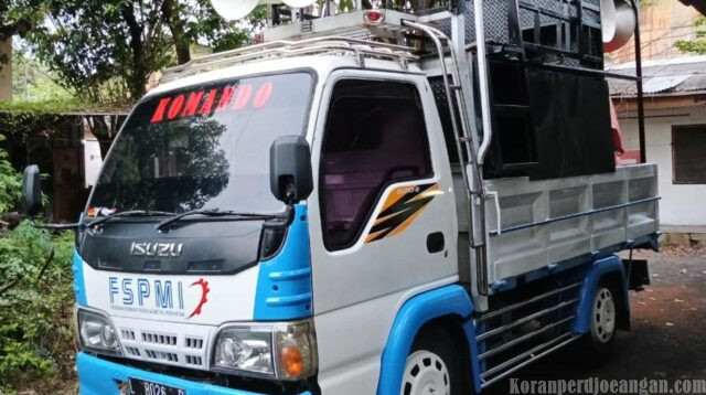 Mobil Komando Baru FSPMI Mojokerto Memulai Sejarah Kawal Aksi Mayday 2026