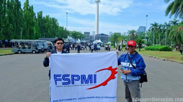 PUK SPLP FSPMI PT. Voith Paper Rolls Indonesia Tetap Solid Suarakan UU Ketenagakerjaan Yang Baru