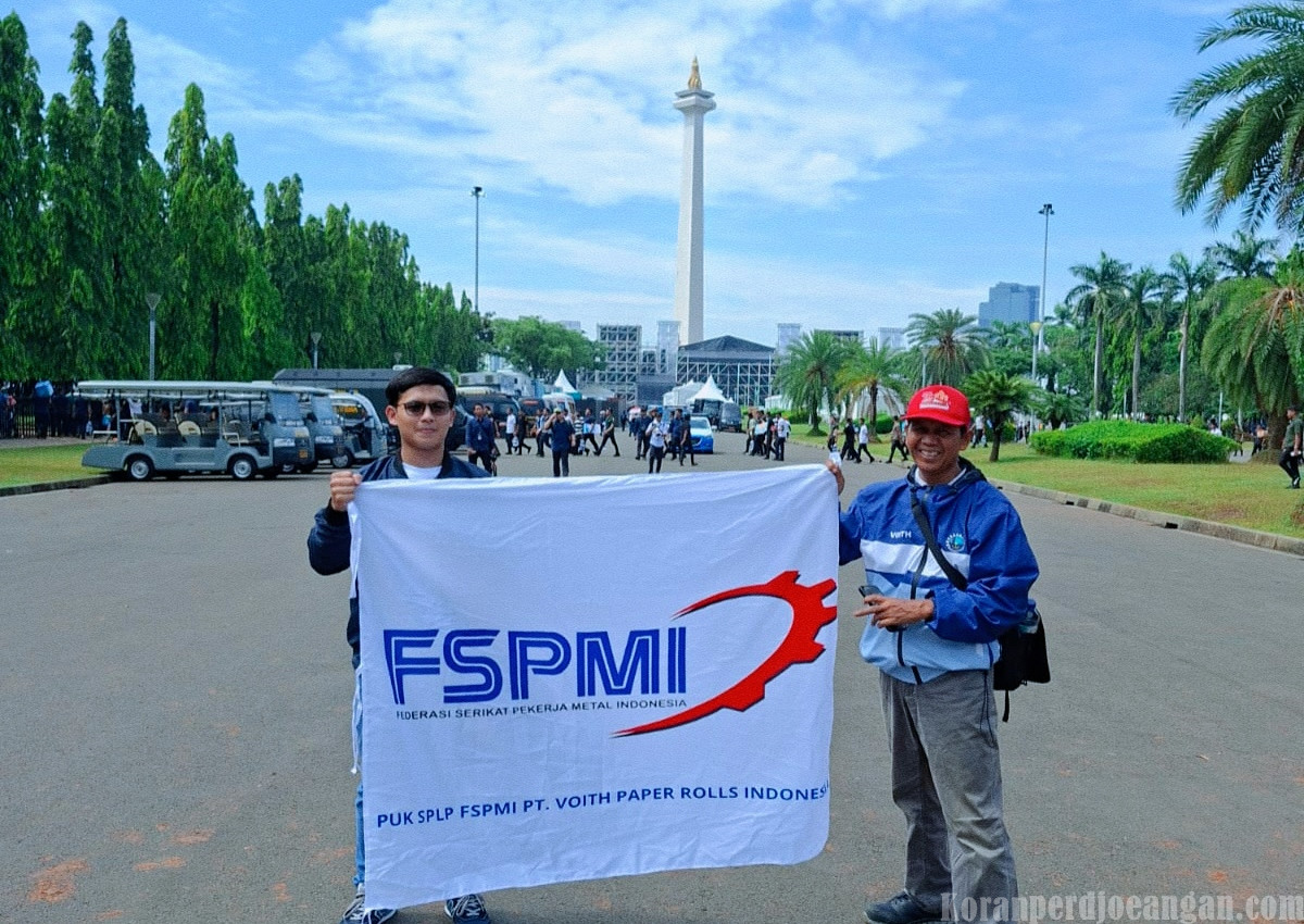 PUK SPLP FSPMI PT. Voith Paper Rolls Indonesia Tetap Solid Suarakan UU Ketenagakerjaan Yang Baru