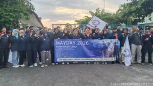 Bawa Ratusan Anggota ke Jakarta, PUK SPLP FSPMI PT Marsol Abadi Indonesia Ikuti May Day 2026