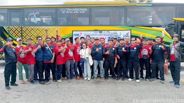 Peringati May Day 2026, Puluhan Anggota PUK SPAI FSPMI PT. TTNT Berangkat ke Jakarta