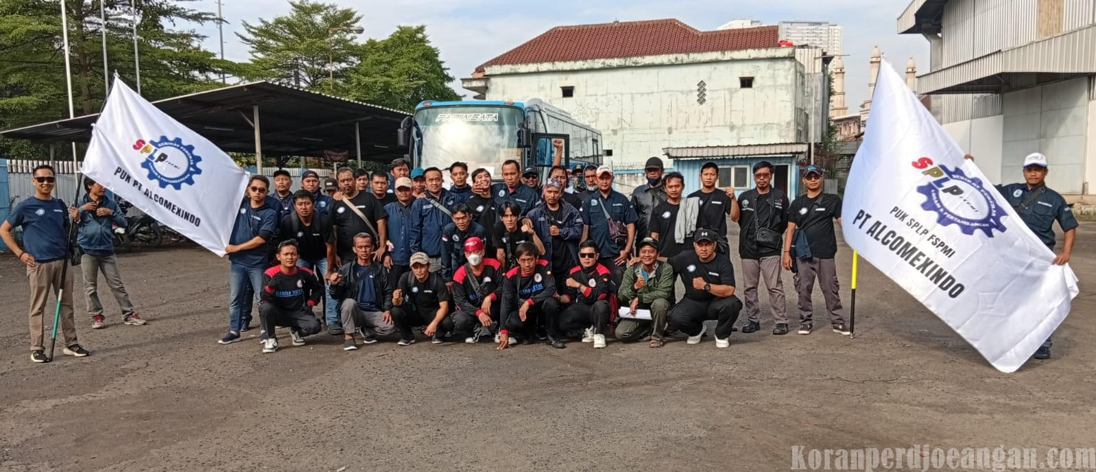 PUK SPLP FSPMI PT Alcomexindo Turut Gabung dalam Aksi May Day 2026 di Monas