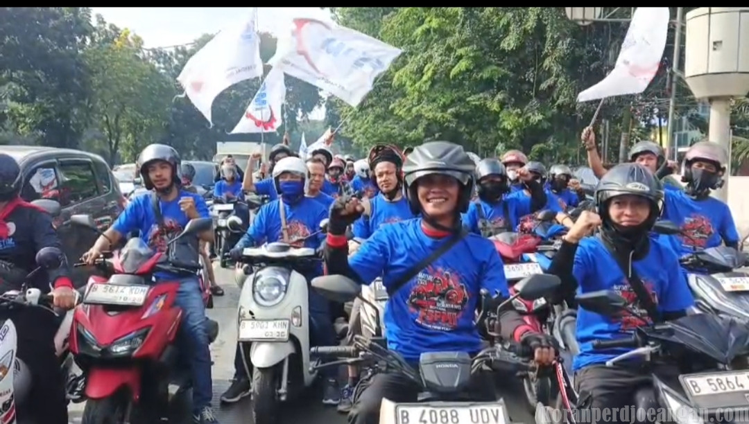 Ribuan Buruh Bekasi Bergerak ke Monas, Rayakan May Day 2026 Bersama Presiden Prabowo
