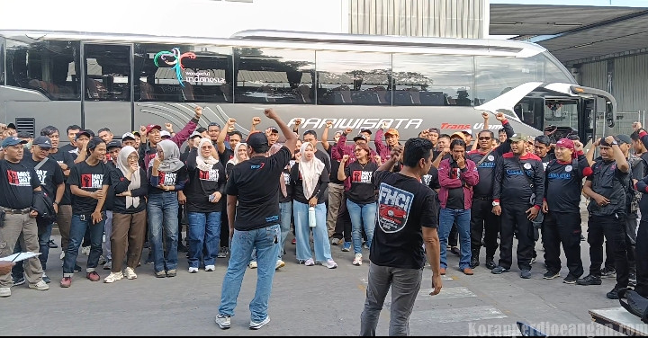 Ratusan Anggota PUK PT FCC Indonesia Berangkat ke Monas Peringati May Day 2026