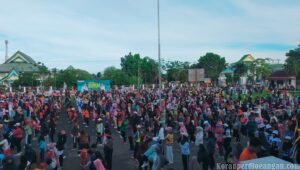 May Day 2026 di Ketapang: Seribu Lebih Peserta Meriahkan Senam Massal, Serikat Pekerja Suarakan Kesejahteraan Buruh