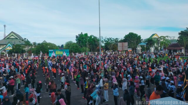 May Day 2026 di Ketapang: Seribu Lebih Peserta Meriahkan Senam Massal, Serikat Pekerja Suarakan Kesejahteraan Buruh