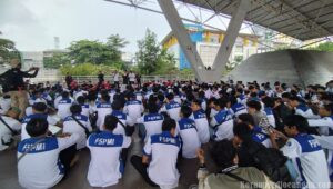 Tempuh Lebih dari 200 Km, Buruh Wajo Ramaikan May Day 2026 di Makassar