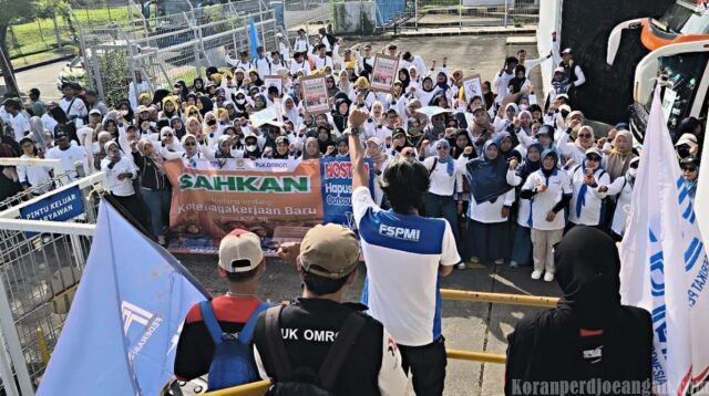Berangkatkan Ratusan Anggota, PUK SPEE FSPMI PT Omron Hadiri Peringatan May Day 2026 di Monas