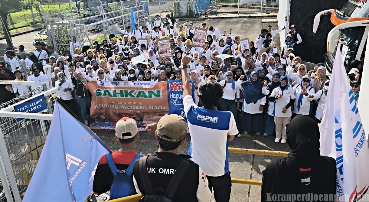 Berangkatkan Ratusan Anggota, PUK SPEE FSPMI PT Omron Hadiri Peringatan May Day 2026 di Monas