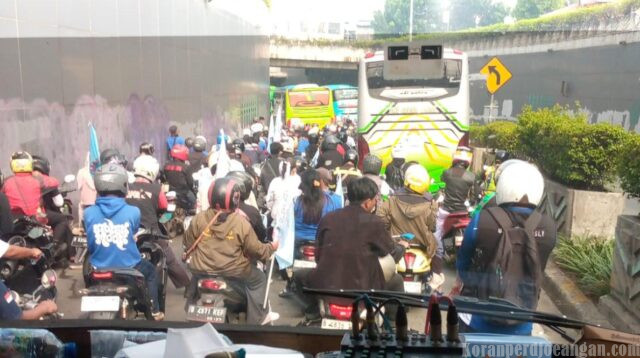Cerita Buruh Terjebak Macet Menuju Monas,  May Day 2026: Panjang Umur Perlawanan