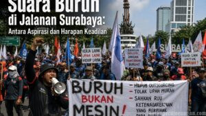 Suara Buruh di Jalanan Surabaya: Antara Aspirasi dan Harapan Keadilan
