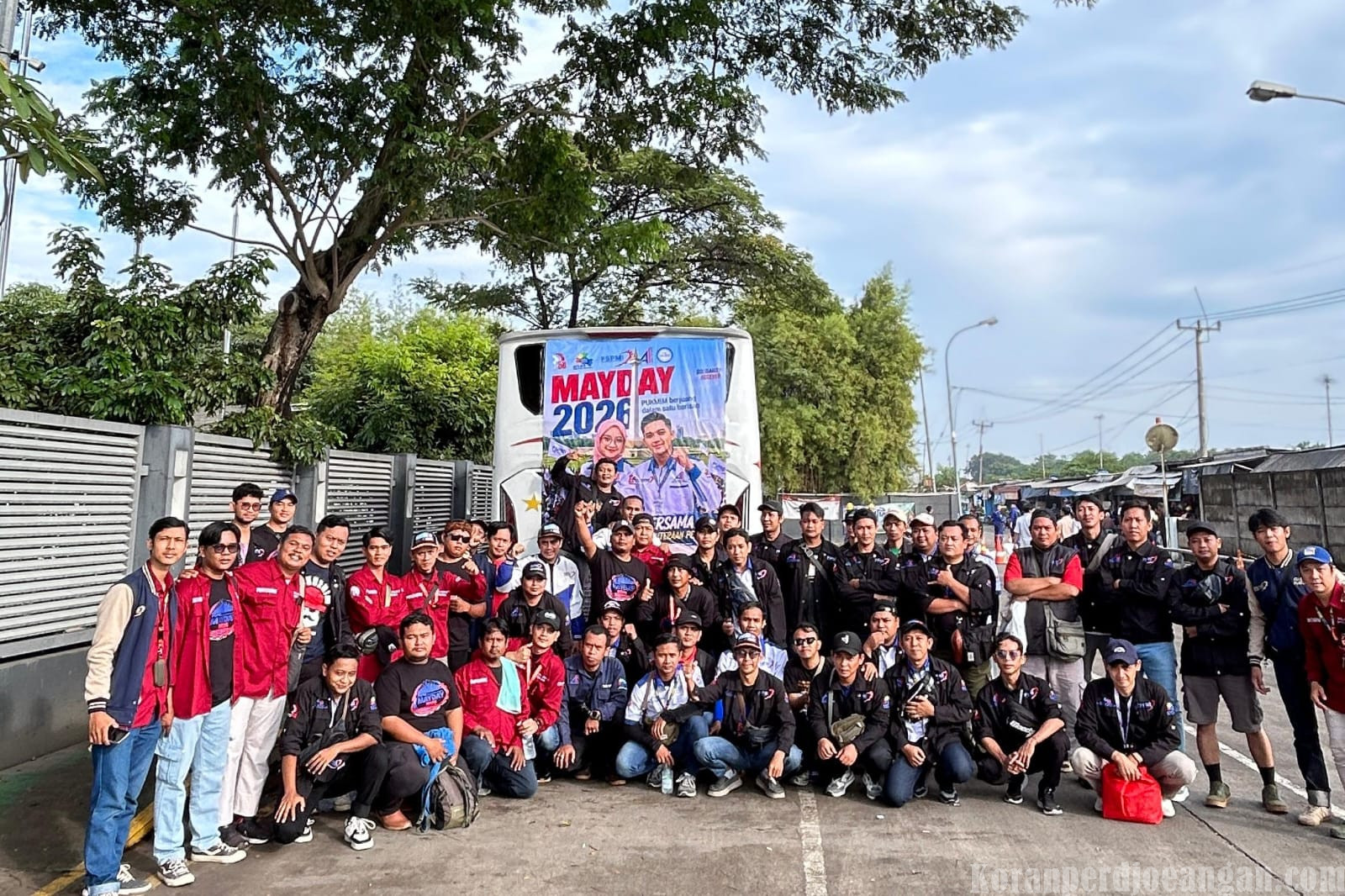 Solidaritas Menggelora! PUK SPAI FSPMI PT Multi Indomandiri Ramaikan May Day 2026 di Monas