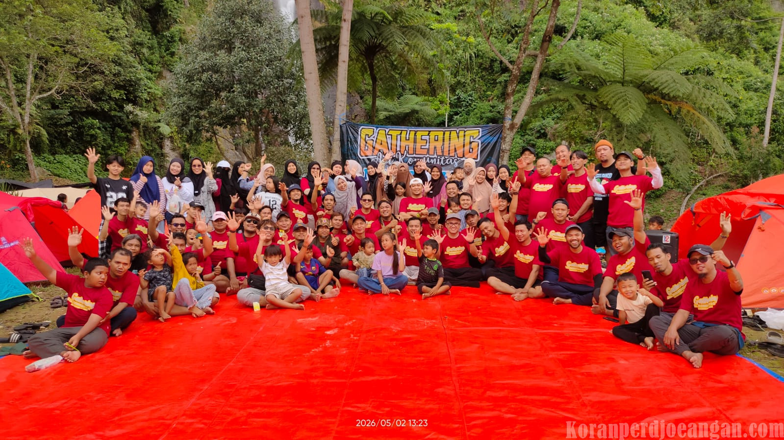 All Komunitas di PT Namicoh dan PT. MSK Gelar Camping dan Baksos