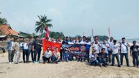 Musnik II Serikat FSPMI PT Krakatau Jasa Logistik Digelar di Pantai Sambolo 2, Sekaligus Tasyakuran Pengangkatan Karyawan Tetap