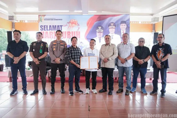 Usai Audiensi May Day 2026, Wabup Kuansing Ultimatum Disnaker Segera Bentuk LKS Tripartit dan Satgas PHK