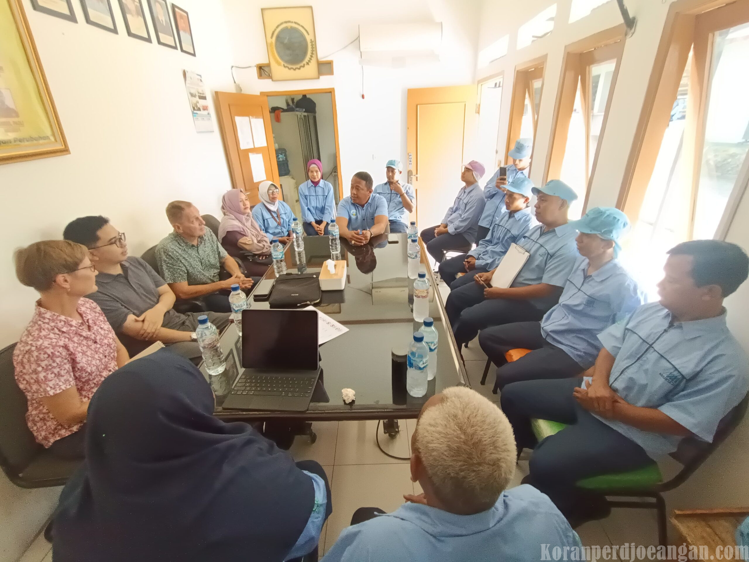 PUK SPLP FSPMI PT Marsol Abadi Indonesia Terima Kunjungan SASK Finlandia