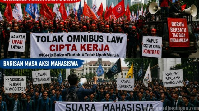 Buruh vs Mahasiswa: Dua Wajah Perlawanan, Satu Tujuan Perubahan