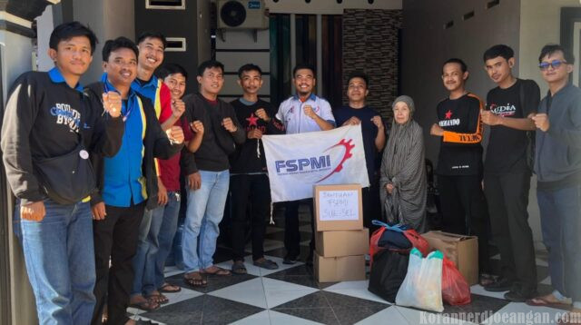 FSPMI Sul-Sel Sambangi Anggota Korban Kebakaran di Pangkep, Taufik: Ini Bentuk Solidaritas