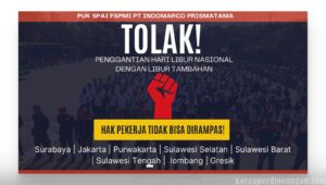 Serikat Pekerja Tolak Dugaan Penghilangan Hak Upah Lembur di PT Indomarco Prismatama