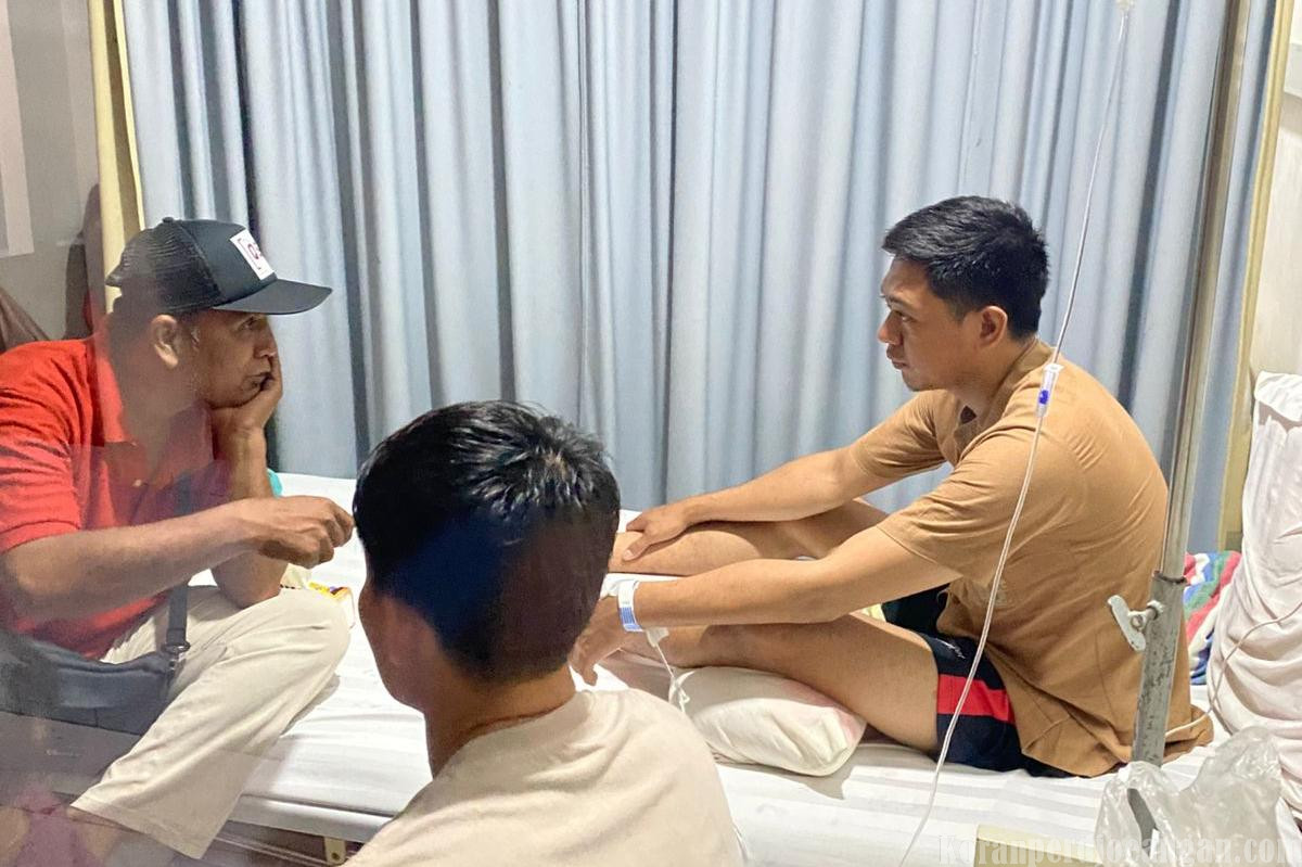 Saat Rekan Sakit, Solidaritas Bergerak: PUK SPAI FSPMI PT Sonar Persada Manunggal Berikan Santunan
