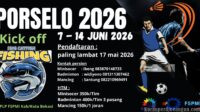 Pendaftaran PORSELOPE 2026 Dibuka, Batas Waktu Hingga 17 Mei