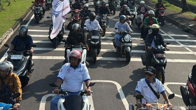 Buruh Kawasan EJIP Konvoi Keliling Kawasan, Gabung Aliansi BBM Menuju Pemda Kabupaten Bekasi
