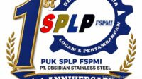 PUK SPLP FSPMI PT Obsidian Stainless Steel Rayakan Anniversary Pertama
