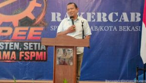 Sekretaris KC FSPMI Bekasi Ajak SPEE Kabupaten/Kota Bekasi Besarkan dan Rawat Organisasi