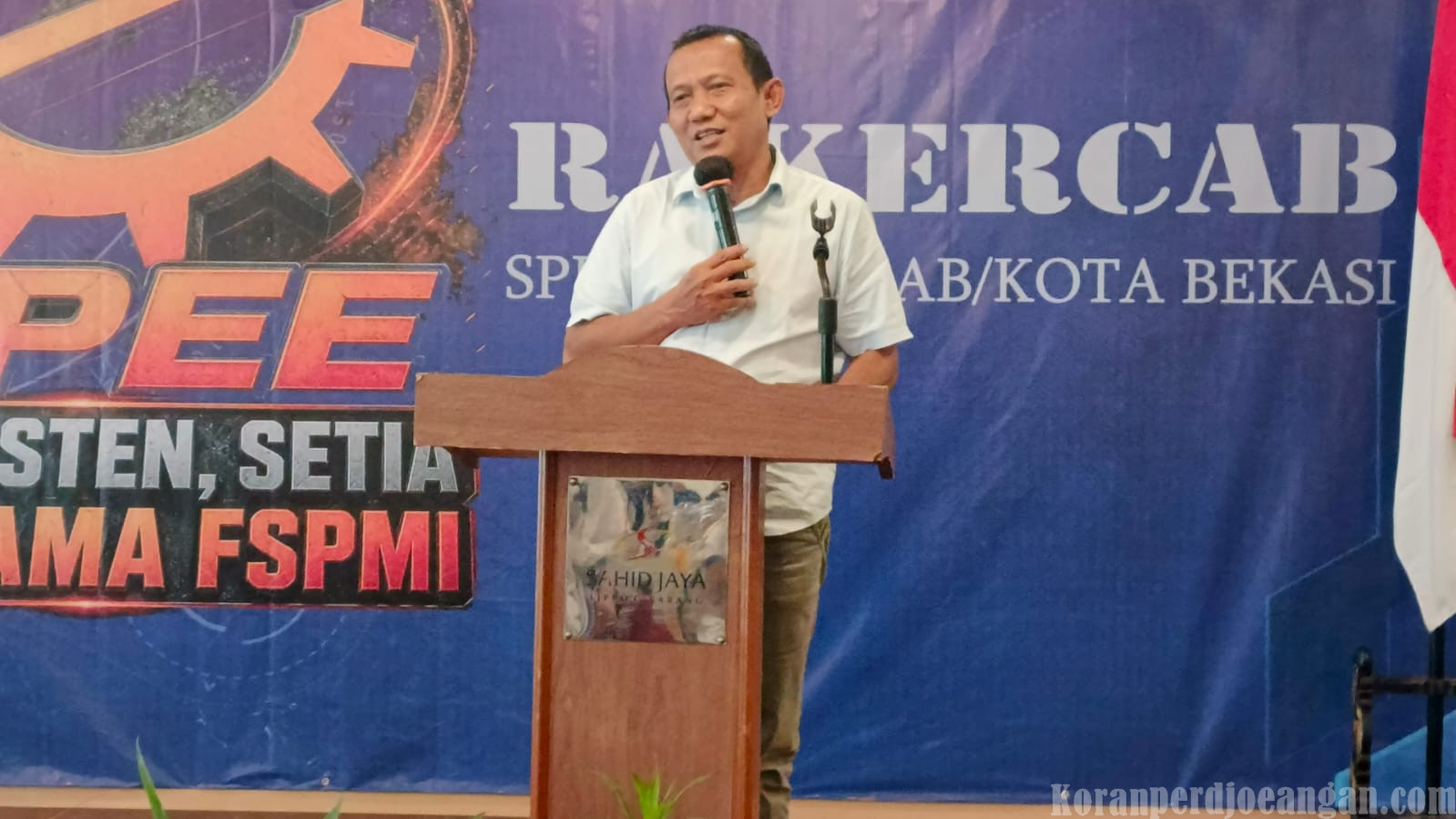 Sekretaris KC FSPMI Bekasi Ajak SPEE Kabupaten/Kota Bekasi Besarkan dan Rawat Organisasi