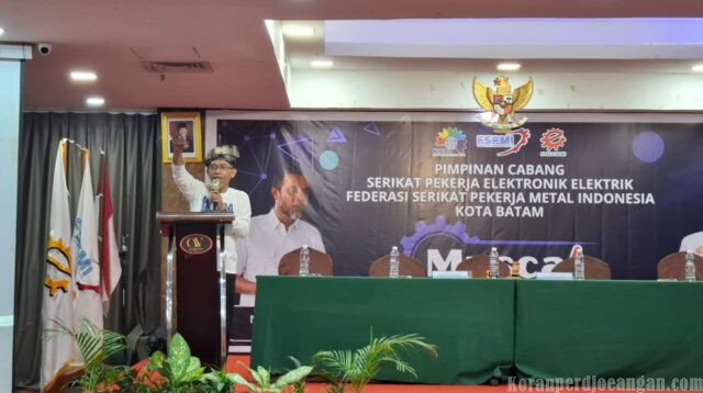 Sekjen FSPMI Sabilar Rosyad,S.H Hadiri Muscab 6 PC SPEE FSPMI Batam