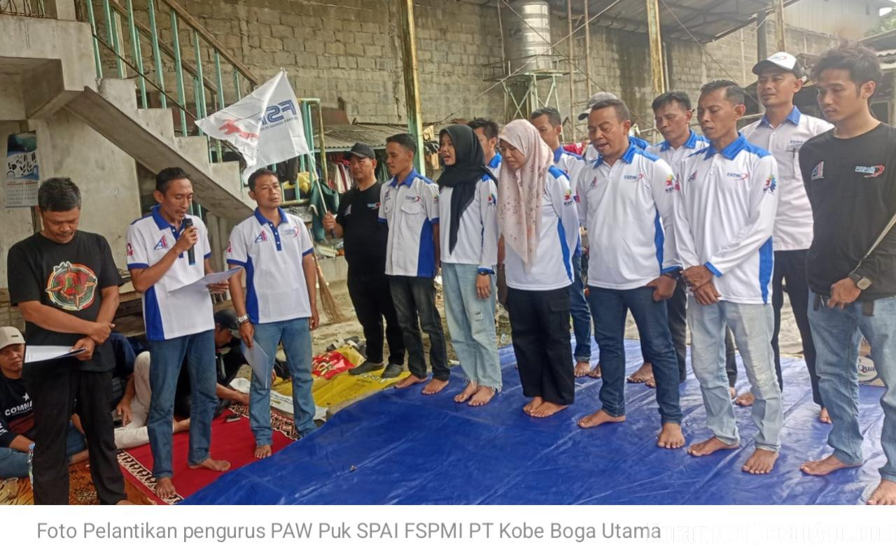 Konsolidasi dan PAW PUK SPAI FSPMI PT Kobe Boga Utama, Tekankan Pentingnya Pendidikan Public Speaking dan Organisasi