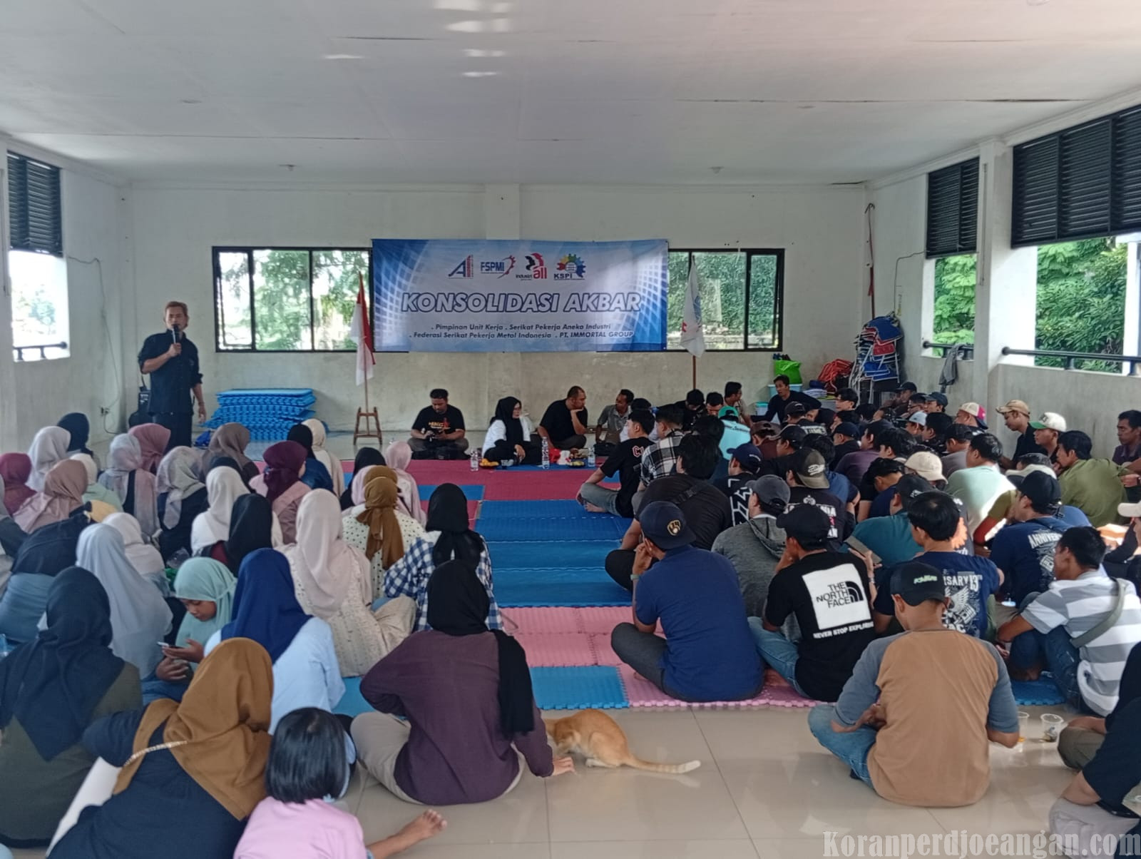 Konsolidasi Akbar PUK SPAI FSPMI PT. Immortal Cosmedika Indonesia Perkuat Mental dan Soliditas Perjuangan