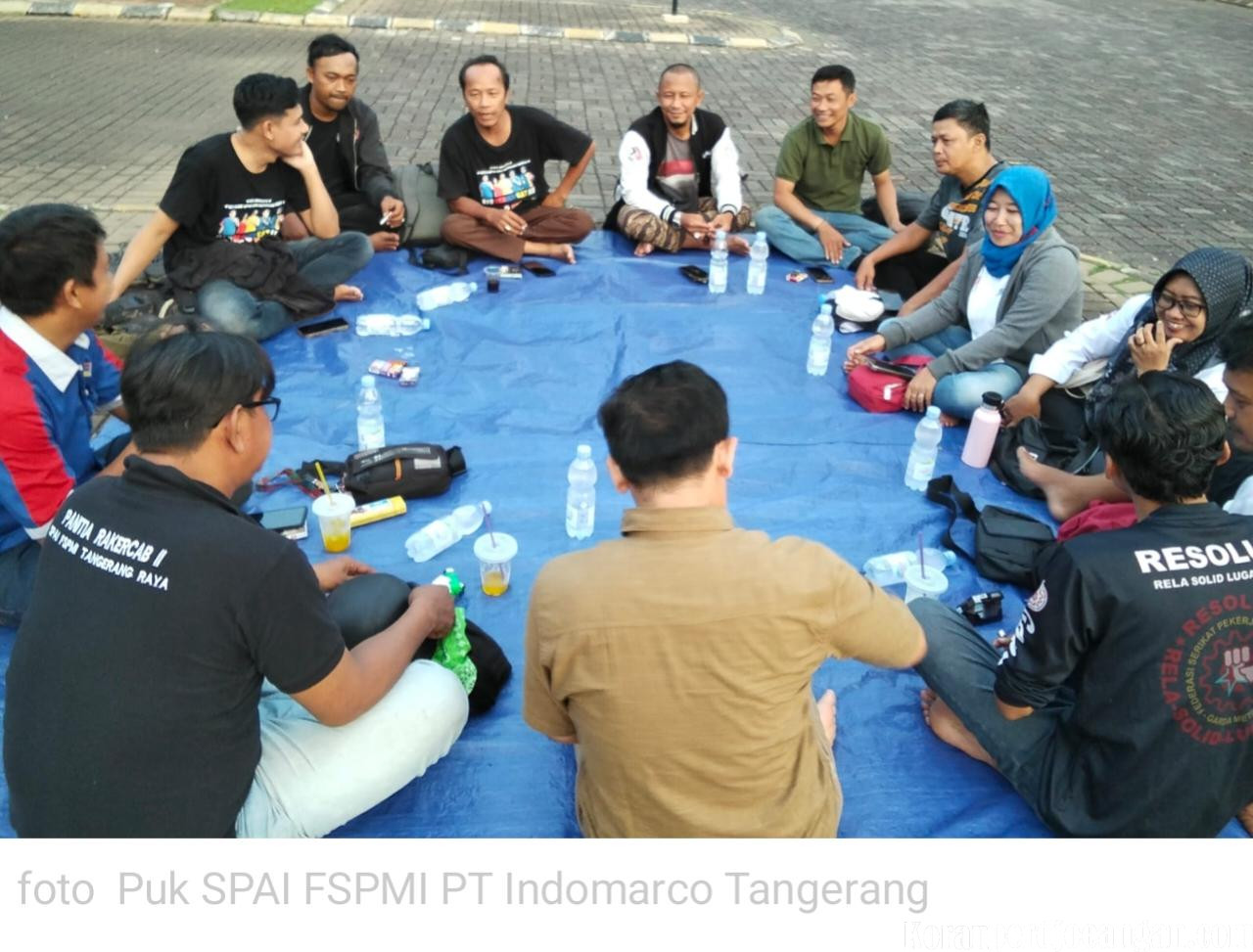 Konsolidasi PUK SPAI FSPMI PT Indomarco Tangerang Bahas Problematika Internal dan Upah Lembur Hari Libur Nasional