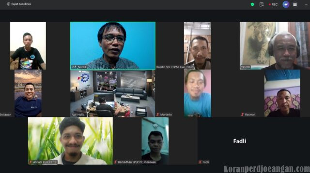 PP SPLP FSPMI Gelar Sosialisasi Pengisian Database Lewat Zoom, Dorong Digitalisasi KTA Anggota