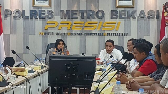 Kapolres Metro Bekasi Bertemu Aliansi BBM Bahas Program Ketahanan Pangan untuk Korban PHK