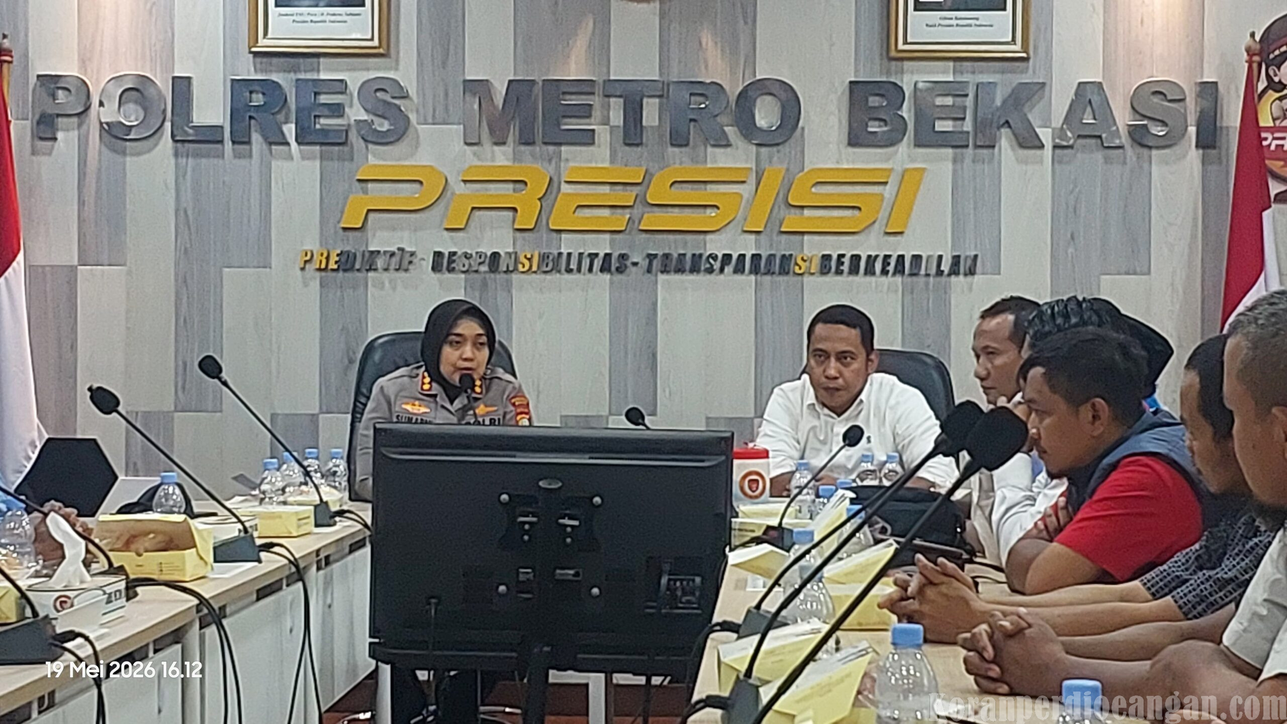 Kapolres Metro Bekasi Bertemu Aliansi BBM Bahas Program Ketahanan Pangan untuk Korban PHK