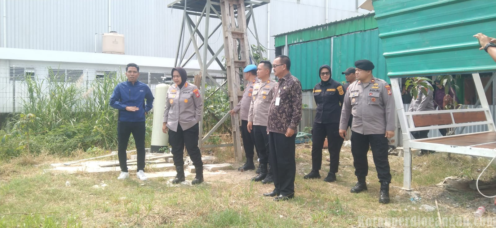 Kapolres Metro Bekasi Survei Lokasi, Matangkan Program Ketahanan Pangan untuk Korban PHK