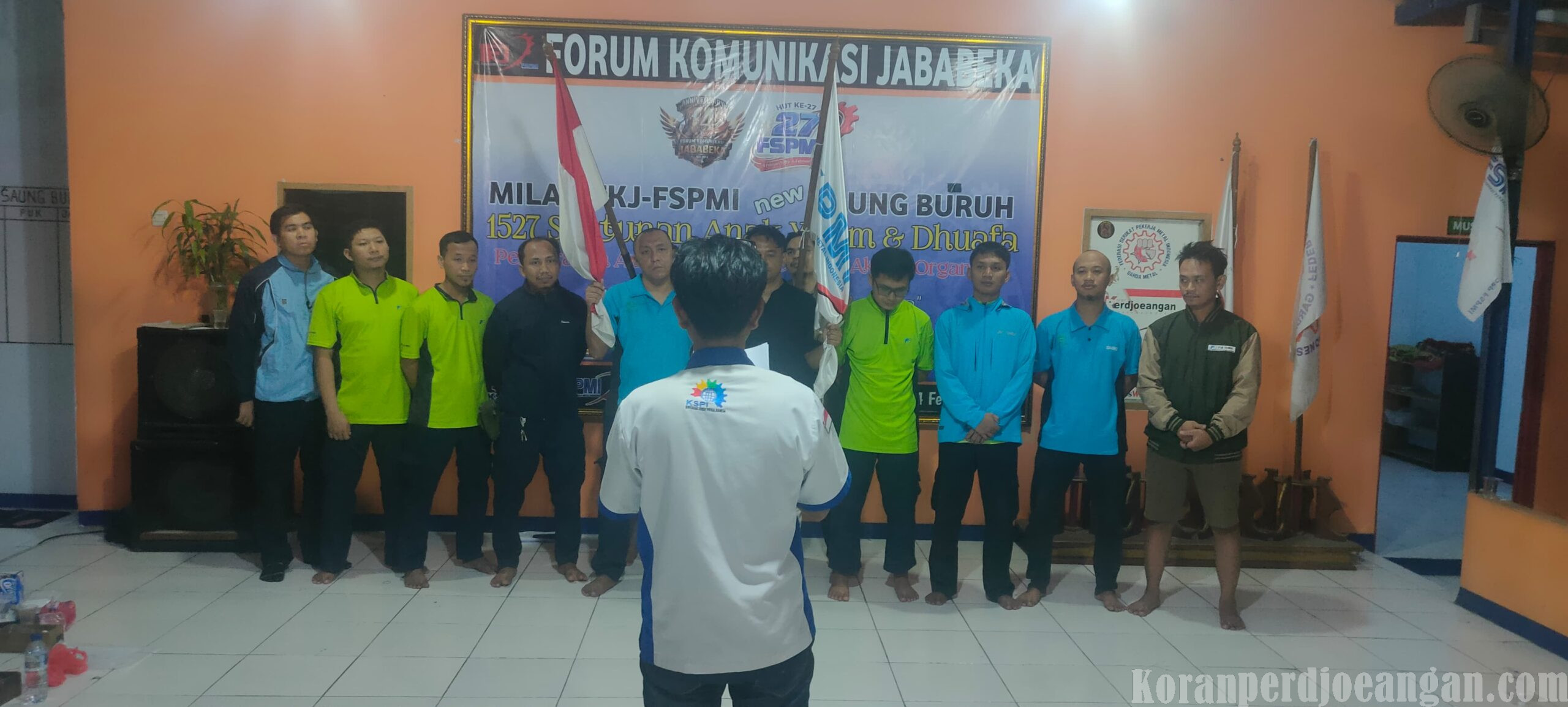 PUK FSPMI Fuji SMBE Indonesia Adakan Pembentukan Pengurus Unit Kerja di New Saung Buruh FKJ